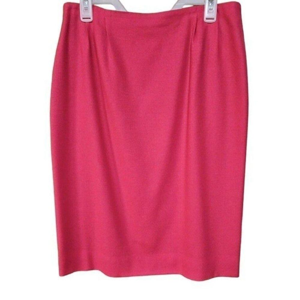 Pendleton Size 14 Pencil Skirt Wool Made in USA Lined Vintage Pink